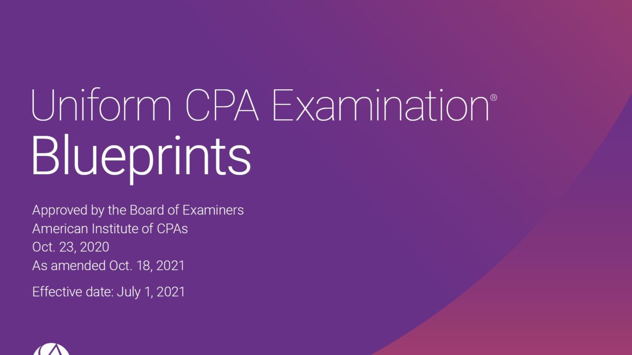 AICPA Blueprints 2021年7月1日有効、2021年10月18日改訂