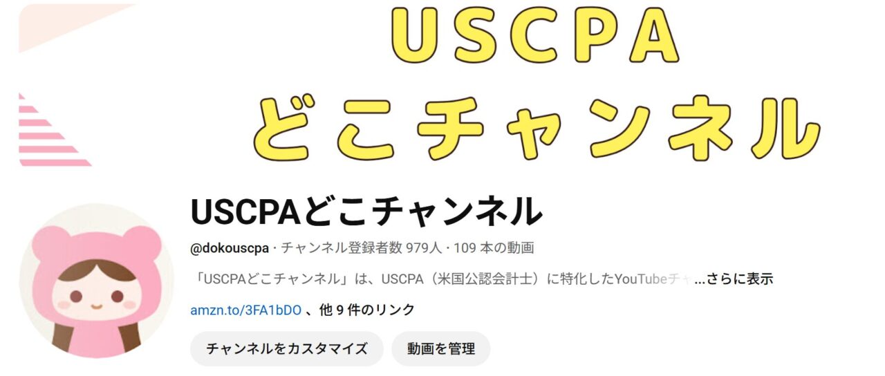 USCPAどこチャンネル 2026年11月時点