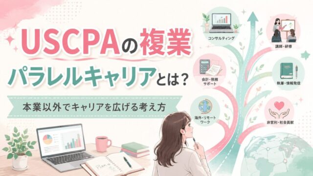 USCPAの複業（パラレルキャリア）とは？本業以外でキャリアを広げる考え方
