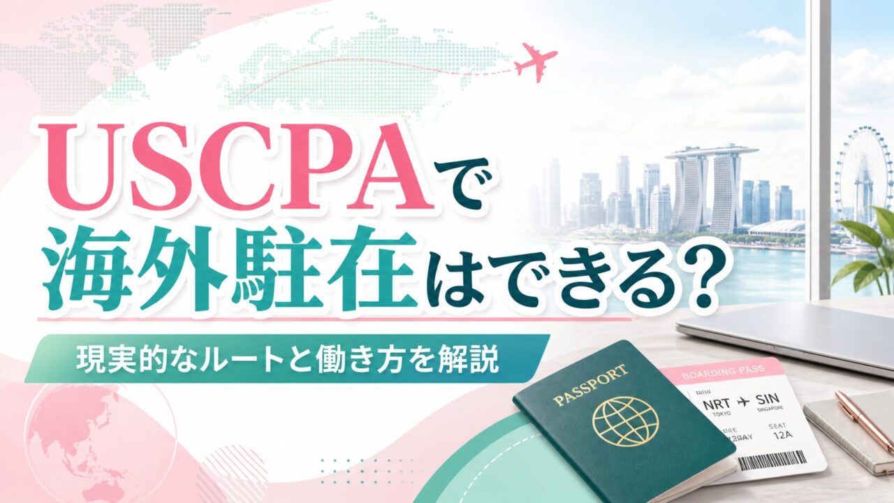 USCPAで海外駐在はできる？現実的なルートと働き方を解説